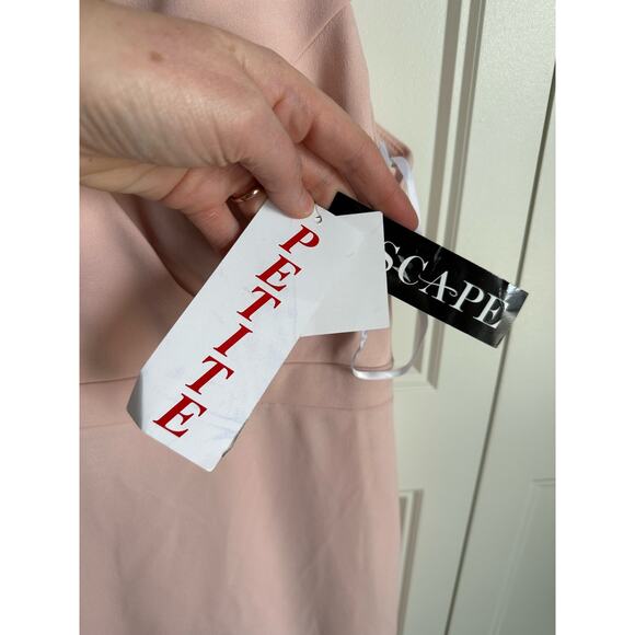 XSCAPE Illusion Stripe Mermaid Gown - Picture 11 of 16